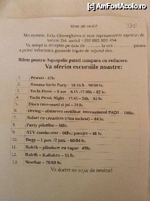 [P02] O alta mare minciuna: biletele la Aquapolis. Am fost pana acolo si i-am intrebat care este reducerea pentru clientii Atlas si m-au trimis la plimbare, nu exista asa ceva.  » foto by brosky
 - 
<span class="allrVoted glyphicon glyphicon-heart hidden" id="av449468"></span>
<a class="m-l-10 hidden" id="sv449468" onclick="voting_Foto_DelVot(,449468,662)" role="button">șterge vot <span class="glyphicon glyphicon-remove"></span></a>
<a id="v9449468" class=" c-red"  onclick="voting_Foto_SetVot(449468)" role="button"><span class="glyphicon glyphicon-heart-empty"></span> <b>LIKE</b> = Votează poza</a> <img class="hidden"  id="f449468W9" src="/imagini/loader.gif" border="0" /><span class="AjErrMes hidden" id="e449468ErM"></span>