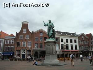 P15 [JUL-2017] Grote Markt -statuia lui Laren J. Coster, posibil inventator al tiparului. 