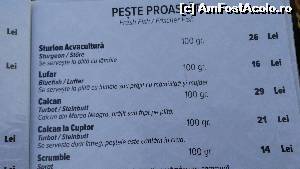 [P18] Popasul Pescarilor Olimp - peste. Prețurile sunt pentru 100 grame.  » foto by bogumil
 - 
<span class="allrVoted glyphicon glyphicon-heart hidden" id="av649894"></span>
<a class="m-l-10 hidden" id="sv649894" onclick="voting_Foto_DelVot(,649894,3506)" role="button">șterge vot <span class="glyphicon glyphicon-remove"></span></a>
<a id="v9649894" class=" c-red"  onclick="voting_Foto_SetVot(649894)" role="button"><span class="glyphicon glyphicon-heart-empty"></span> <b>LIKE</b> = Votează poza</a> <img class="hidden"  id="f649894W9" src="/imagini/loader.gif" border="0" /><span class="AjErrMes hidden" id="e649894ErM"></span>