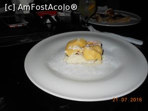 [P14] Ristorante La Mia Musica - Plăcintă cu brânză, stafide și sos de vanilie.  » foto by iulianic
 - 
<span class="allrVoted glyphicon glyphicon-heart hidden" id="av766343"></span>
<a class="m-l-10 hidden" id="sv766343" onclick="voting_Foto_DelVot(,766343,4083)" role="button">șterge vot <span class="glyphicon glyphicon-remove"></span></a>
<a id="v9766343" class=" c-red"  onclick="voting_Foto_SetVot(766343)" role="button"><span class="glyphicon glyphicon-heart-empty"></span> <b>LIKE</b> = Votează poza</a> <img class="hidden"  id="f766343W9" src="/imagini/loader.gif" border="0" /><span class="AjErrMes hidden" id="e766343ErM"></span>
