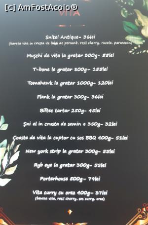 [P23] Restaurantul Antique - meniul » foto by Carmen Ion
 - 
<span class="allrVoted glyphicon glyphicon-heart hidden" id="av1231864"></span>
<a class="m-l-10 hidden" id="sv1231864" onclick="voting_Foto_DelVot(,1231864,4083)" role="button">șterge vot <span class="glyphicon glyphicon-remove"></span></a>
<a id="v91231864" class=" c-red"  onclick="voting_Foto_SetVot(1231864)" role="button"><span class="glyphicon glyphicon-heart-empty"></span> <b>LIKE</b> = Votează poza</a> <img class="hidden"  id="f1231864W9" src="/imagini/loader.gif" border="0" /><span class="AjErrMes hidden" id="e1231864ErM"></span>