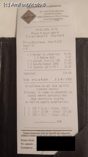 [P28] Hotel Clermont - note de plată » foto by Dragoș_MD
 - 
<span class="allrVoted glyphicon glyphicon-heart hidden" id="av1518832"></span>
<a class="m-l-10 hidden" id="sv1518832" onclick="voting_Foto_DelVot(,1518832,6148)" role="button">șterge vot <span class="glyphicon glyphicon-remove"></span></a>
<a id="v91518832" class=" c-red"  onclick="voting_Foto_SetVot(1518832)" role="button"><span class="glyphicon glyphicon-heart-empty"></span> <b>LIKE</b> = Votează poza</a> <img class="hidden"  id="f1518832W9" src="/imagini/loader.gif" border="0" /><span class="AjErrMes hidden" id="e1518832ErM"></span>