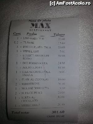 [P01] Nota de plata poate ajuta la eventuale comparatii si atesta faptul ca 'am fost acolo'.  » foto by sili
 - 
<span class="allrVoted glyphicon glyphicon-heart hidden" id="av479987"></span>
<a class="m-l-10 hidden" id="sv479987" onclick="voting_Foto_DelVot(,479987,6927)" role="button">șterge vot <span class="glyphicon glyphicon-remove"></span></a>
<a id="v9479987" class=" c-red"  onclick="voting_Foto_SetVot(479987)" role="button"><span class="glyphicon glyphicon-heart-empty"></span> <b>LIKE</b> = Votează poza</a> <img class="hidden"  id="f479987W9" src="/imagini/loader.gif" border="0" /><span class="AjErrMes hidden" id="e479987ErM"></span>