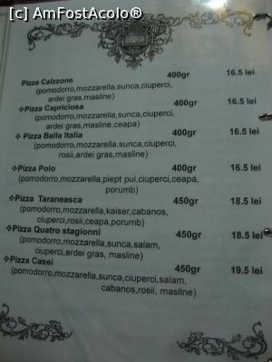 [P15] Terasa Barina - O parte dintre sortimentele de pizza. Băiatului nostru i-a plăcut o pizza Bella Italia pe care a mâncat-o aici sâmbătă seara.  » foto by Floryn81
 - 
<span class="allrVoted glyphicon glyphicon-heart hidden" id="av750334"></span>
<a class="m-l-10 hidden" id="sv750334" onclick="voting_Foto_DelVot(,750334,8635)" role="button">șterge vot <span class="glyphicon glyphicon-remove"></span></a>
<a id="v9750334" class=" c-red"  onclick="voting_Foto_SetVot(750334)" role="button"><span class="glyphicon glyphicon-heart-empty"></span> <b>LIKE</b> = Votează poza</a> <img class="hidden"  id="f750334W9" src="/imagini/loader.gif" border="0" /><span class="AjErrMes hidden" id="e750334ErM"></span>