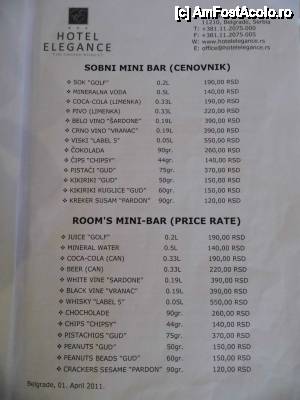 [P22] Lista de prețuri a produselor din minibar.  » foto by ariciu*
 - 
<span class="allrVoted glyphicon glyphicon-heart hidden" id="av480882"></span>
<a class="m-l-10 hidden" id="sv480882" onclick="voting_Foto_DelVot(,480882,8972)" role="button">șterge vot <span class="glyphicon glyphicon-remove"></span></a>
<a id="v9480882" class=" c-red"  onclick="voting_Foto_SetVot(480882)" role="button"><span class="glyphicon glyphicon-heart-empty"></span> <b>LIKE</b> = Votează poza</a> <img class="hidden"  id="f480882W9" src="/imagini/loader.gif" border="0" /><span class="AjErrMes hidden" id="e480882ErM"></span>