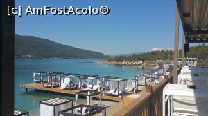 P20 [JUN-2016] Titanic Deluxe Bodrum - plaja şi pontonul văzute de la beach bar