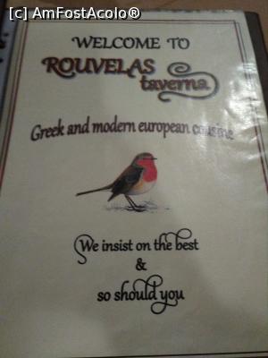 [P42] Taverna Rouvelas - meniul » foto by Carmen Ion
 - 
<span class="allrVoted glyphicon glyphicon-heart hidden" id="av1022336"></span>
<a class="m-l-10 hidden" id="sv1022336" onclick="voting_Foto_DelVot(,1022336,23183)" role="button">șterge vot <span class="glyphicon glyphicon-remove"></span></a>
<a id="v91022336" class=" c-red"  onclick="voting_Foto_SetVot(1022336)" role="button"><span class="glyphicon glyphicon-heart-empty"></span> <b>LIKE</b> = Votează poza</a> <img class="hidden"  id="f1022336W9" src="/imagini/loader.gif" border="0" /><span class="AjErrMes hidden" id="e1022336ErM"></span>
