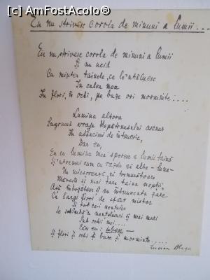 [P12] ”Eu nu strivesc... ” cu scrisul poetului.  » foto by mihaelavoicu
 - 
<span class="allrVoted glyphicon glyphicon-heart hidden" id="av936216"></span>
<a class="m-l-10 hidden" id="sv936216" onclick="voting_Foto_DelVot(,936216,23309)" role="button">șterge vot <span class="glyphicon glyphicon-remove"></span></a>
<a id="v9936216" class=" c-red"  onclick="voting_Foto_SetVot(936216)" role="button"><span class="glyphicon glyphicon-heart-empty"></span> <b>LIKE</b> = Votează poza</a> <img class="hidden"  id="f936216W9" src="/imagini/loader.gif" border="0" /><span class="AjErrMes hidden" id="e936216ErM"></span>