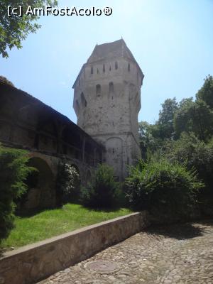 [P06] Turnul Cositorarilor. Se vad ghiulele in tencuiala. Este pe proprietatea Bisericii Evanghelice din Romania.  » foto by fanespoitorul
 - 
<span class="allrVoted glyphicon glyphicon-heart hidden" id="av989376"></span>
<a class="m-l-10 hidden" id="sv989376" onclick="voting_Foto_DelVot(,989376,24024)" role="button">șterge vot <span class="glyphicon glyphicon-remove"></span></a>
<a id="v9989376" class=" c-red"  onclick="voting_Foto_SetVot(989376)" role="button"><span class="glyphicon glyphicon-heart-empty"></span> <b>LIKE</b> = Votează poza</a> <img class="hidden"  id="f989376W9" src="/imagini/loader.gif" border="0" /><span class="AjErrMes hidden" id="e989376ErM"></span>