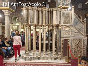 [P57] 57 Cairo, Cartierul Copt, Biserica Suspendată, Amvonul istoric de marmură susținut de 13 coloane reprezintă pe Iisus și cei 12 Apostoli, deosebit specific religiei copte... » foto by mprofeanu
 - 
<span class="allrVoted glyphicon glyphicon-heart hidden" id="av1532116"></span>
<a class="m-l-10 hidden" id="sv1532116" onclick="voting_Foto_DelVot(,1532116,24800)" role="button">șterge vot <span class="glyphicon glyphicon-remove"></span></a>
<a id="v91532116" class=" c-red"  onclick="voting_Foto_SetVot(1532116)" role="button"><span class="glyphicon glyphicon-heart-empty"></span> <b>LIKE</b> = Votează poza</a> <img class="hidden"  id="f1532116W9" src="/imagini/loader.gif" border="0" /><span class="AjErrMes hidden" id="e1532116ErM"></span>