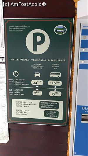[P03] Tarife parcare Lac Sf. Ana » foto by Ffrom
 - 
<span class="allrVoted glyphicon glyphicon-heart hidden" id="av1099452"></span>
<a class="m-l-10 hidden" id="sv1099452" onclick="voting_Foto_DelVot(,1099452,26518)" role="button">șterge vot <span class="glyphicon glyphicon-remove"></span></a>
<a id="v91099452" class=" c-red"  onclick="voting_Foto_SetVot(1099452)" role="button"><span class="glyphicon glyphicon-heart-empty"></span> <b>LIKE</b> = Votează poza</a> <img class="hidden"  id="f1099452W9" src="/imagini/loader.gif" border="0" /><span class="AjErrMes hidden" id="e1099452ErM"></span>